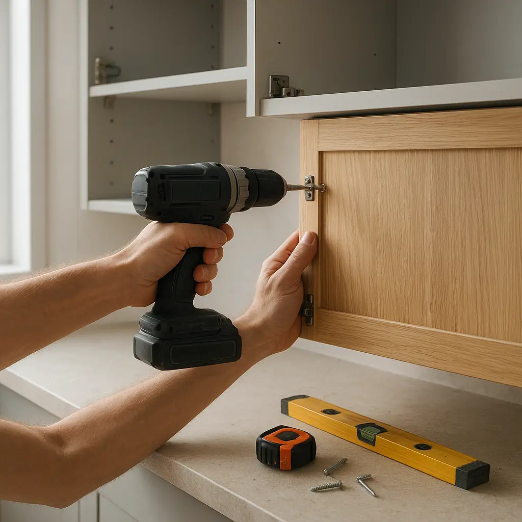 Montáž kuchyňských skříněk